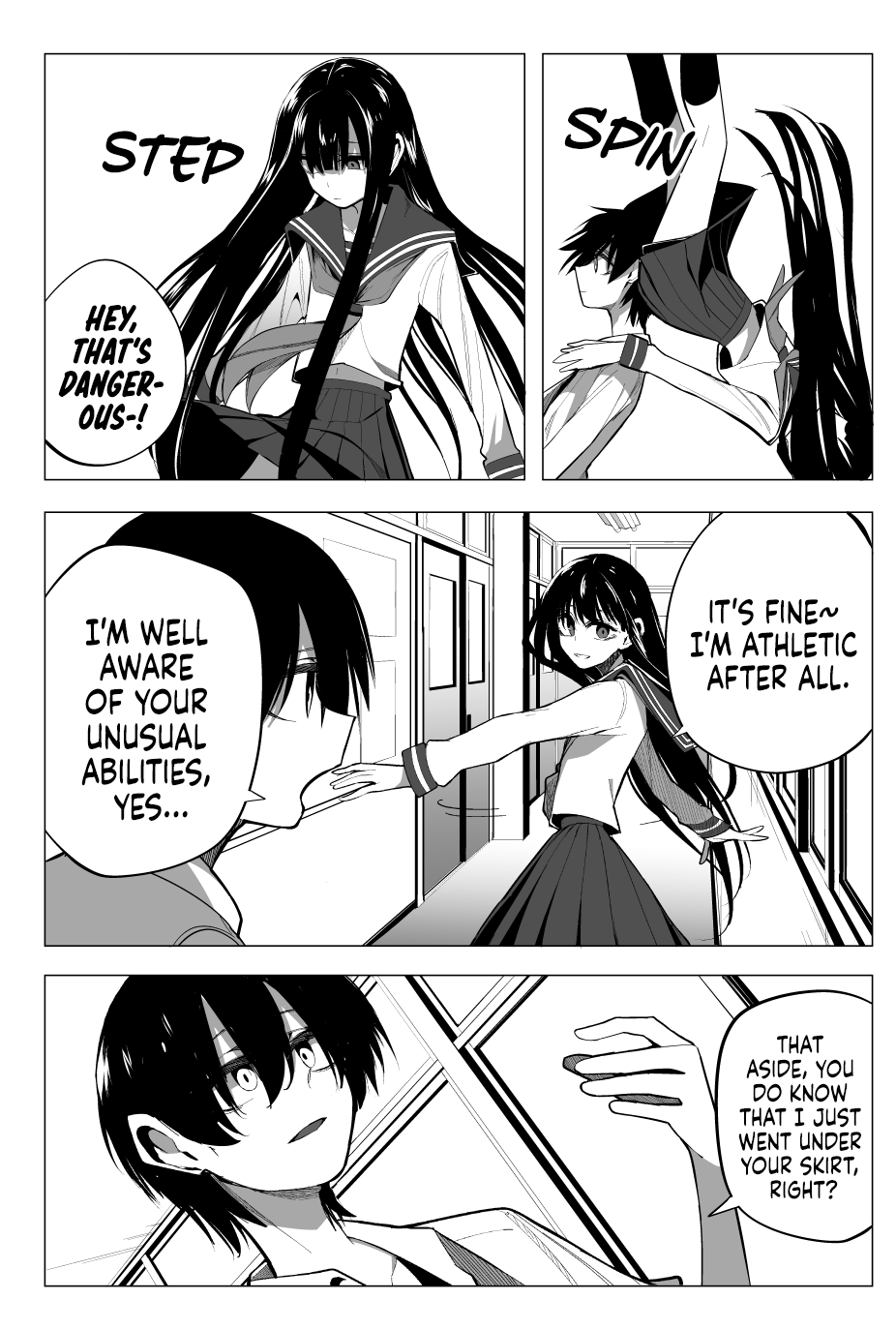 Mitsuishi-san Chapter 19 page 13 - Chapter 19: The Insides of the Skirt of the Girl From Another Class Feels Nice