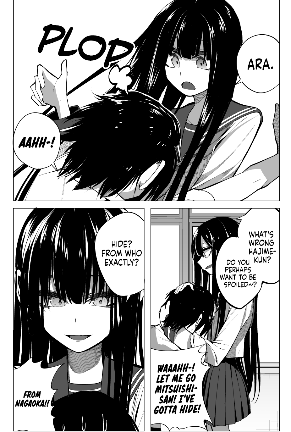 Mitsuishi-san Chapter 19 page 2 - Chapter 19: The Insides of the Skirt of the Girl From Another Class Feels Nice