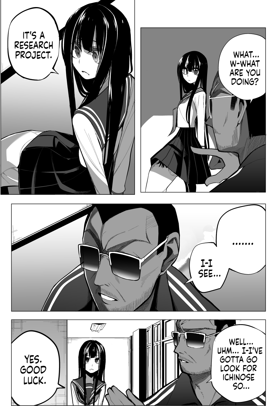 Mitsuishi-san Chapter 19 page 5 - Chapter 19: The Insides of the Skirt of the Girl From Another Class Feels Nice