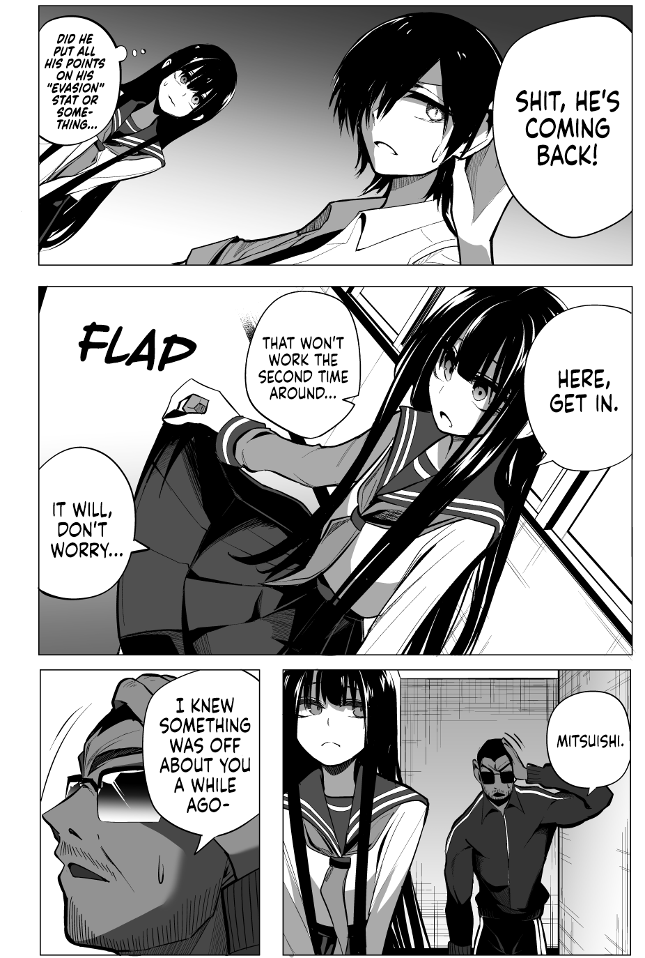 Mitsuishi-san Chapter 19 page 8 - Chapter 19: The Insides of the Skirt of the Girl From Another Class Feels Nice