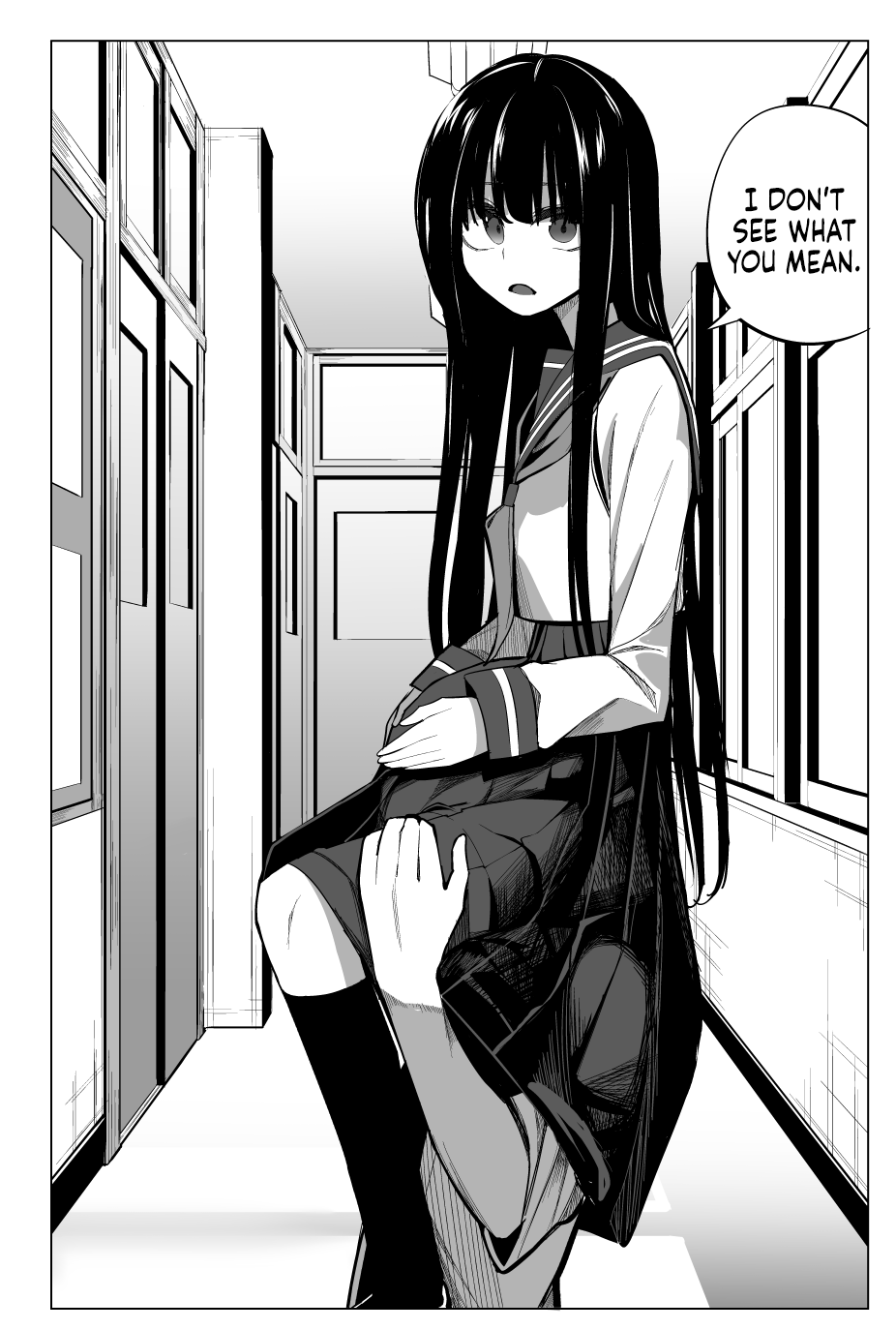 Mitsuishi-san Chapter 19 page 9 - Chapter 19: The Insides of the Skirt of the Girl From Another Class Feels Nice