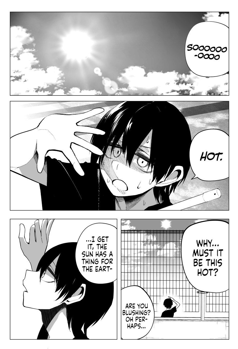 Mitsuishi-san Chapter 20 page 1 - Chapter 20: The AV-esque Girl From Another Class is Helping Me Clean the Pool