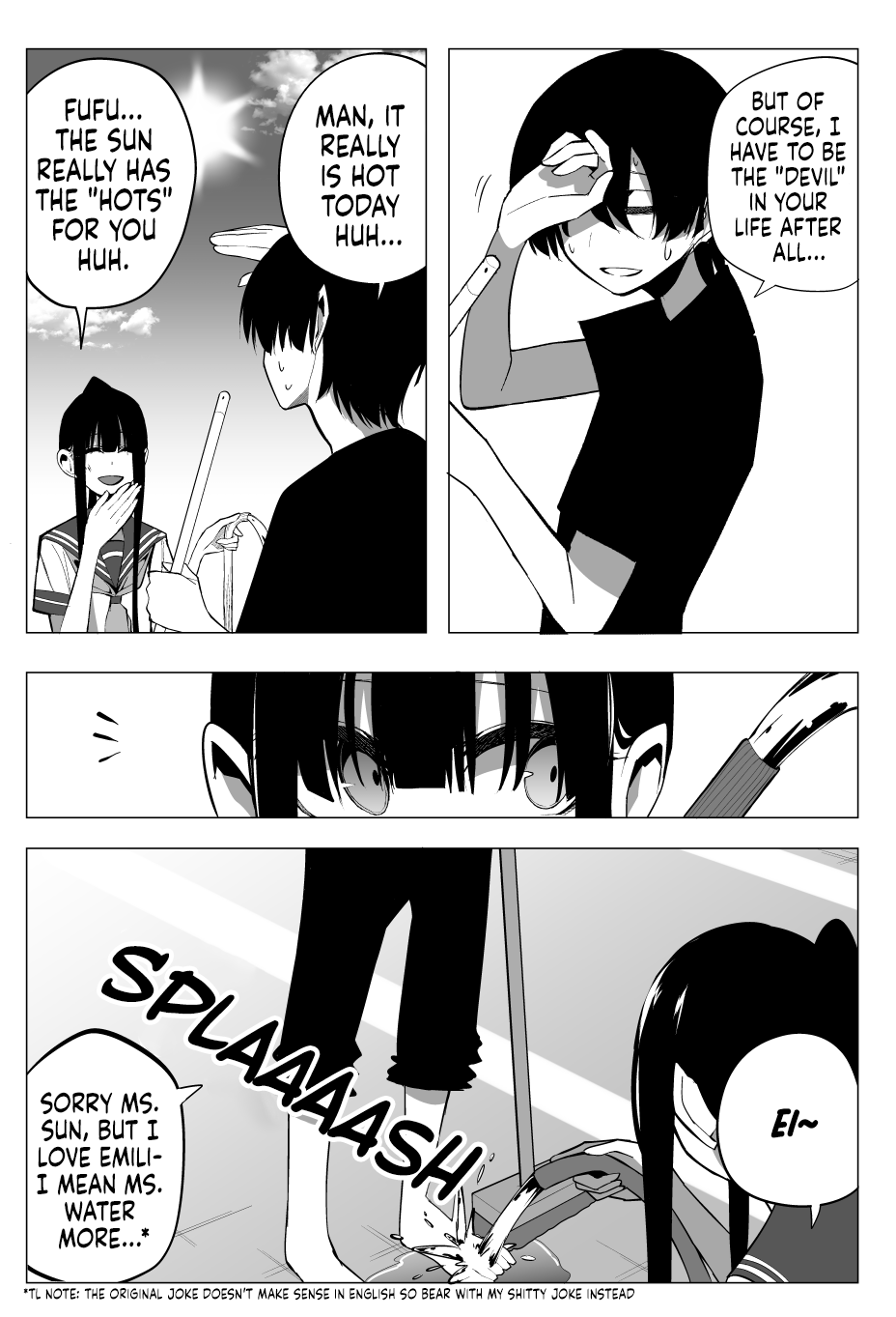 Mitsuishi-san Chapter 20 page 9 - Chapter 20: The AV-esque Girl From Another Class is Helping Me Clean the Pool