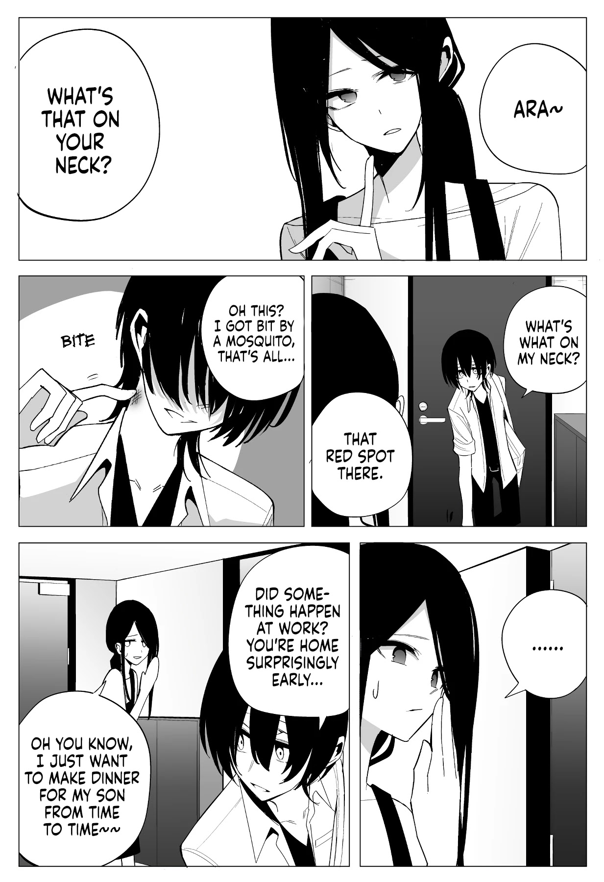 Mitsuishi-san Chapter 21 page 14 - Chapter 21: A Girl From Another Class Gave Me a Hickey