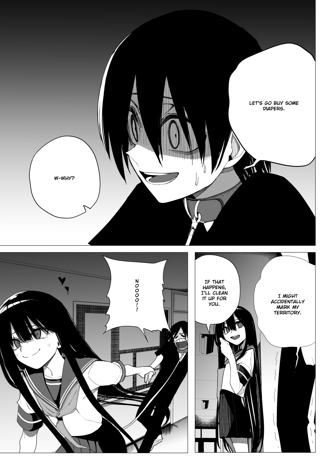 Mitsuishi-san Chapter 28 page 10 - Chapter 28: Leashed Night Walk at School With The Girl From Another Class