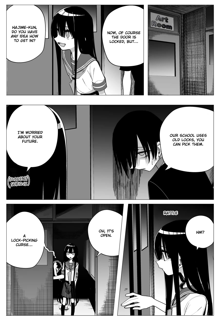 Mitsuishi-san Chapter 28 page 11 - Chapter 28: Leashed Night Walk at School With The Girl From Another Class