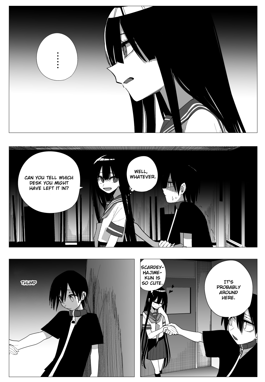 Mitsuishi-san Chapter 28 page 13 - Chapter 28: Leashed Night Walk at School With The Girl From Another Class