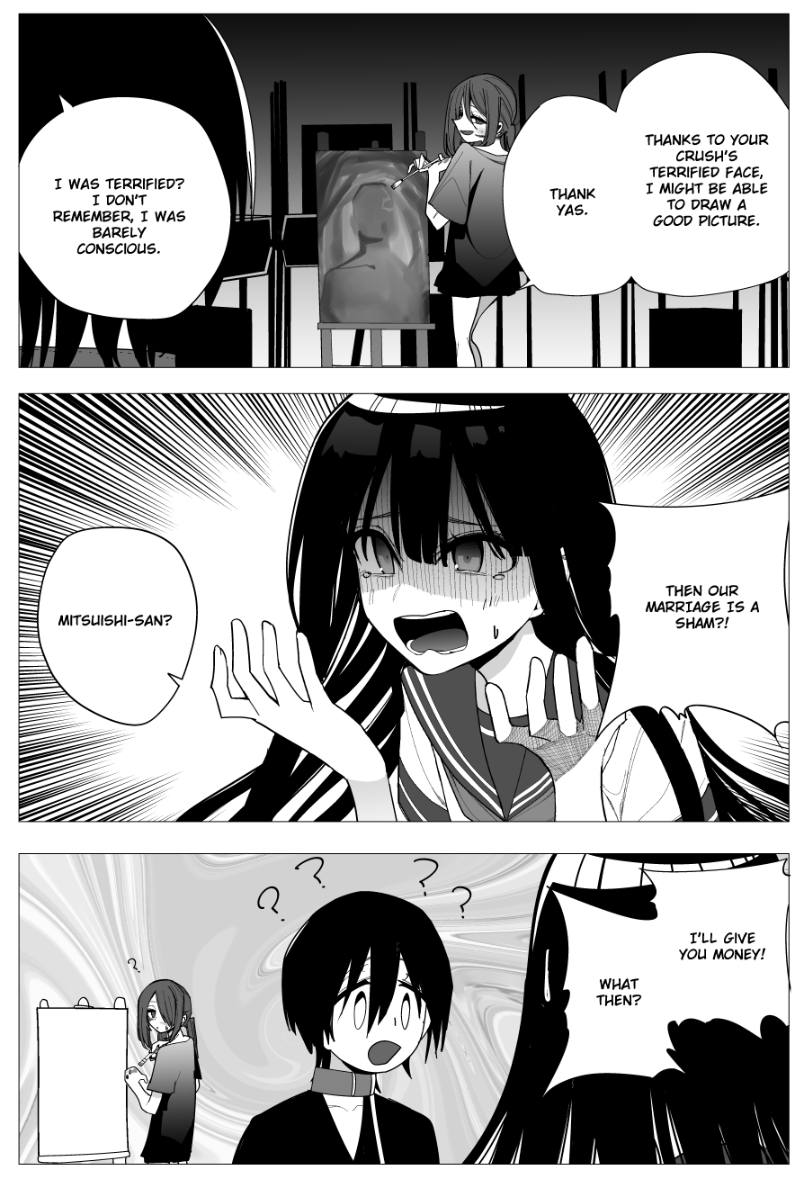 Mitsuishi-san Chapter 28 page 19 - Chapter 28: Leashed Night Walk at School With The Girl From Another Class