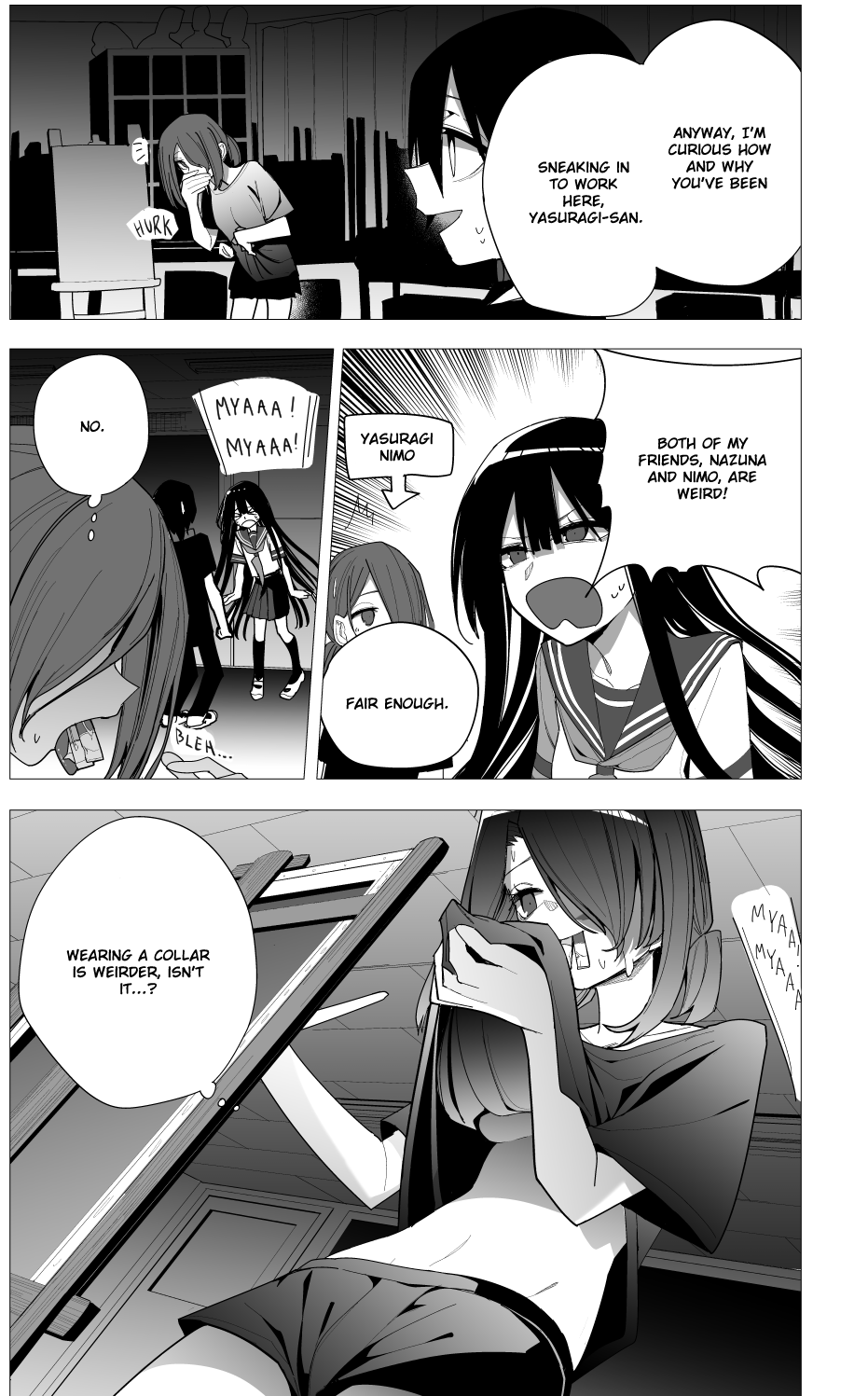 Mitsuishi-san Chapter 28 page 20 - Chapter 28: Leashed Night Walk at School With The Girl From Another Class