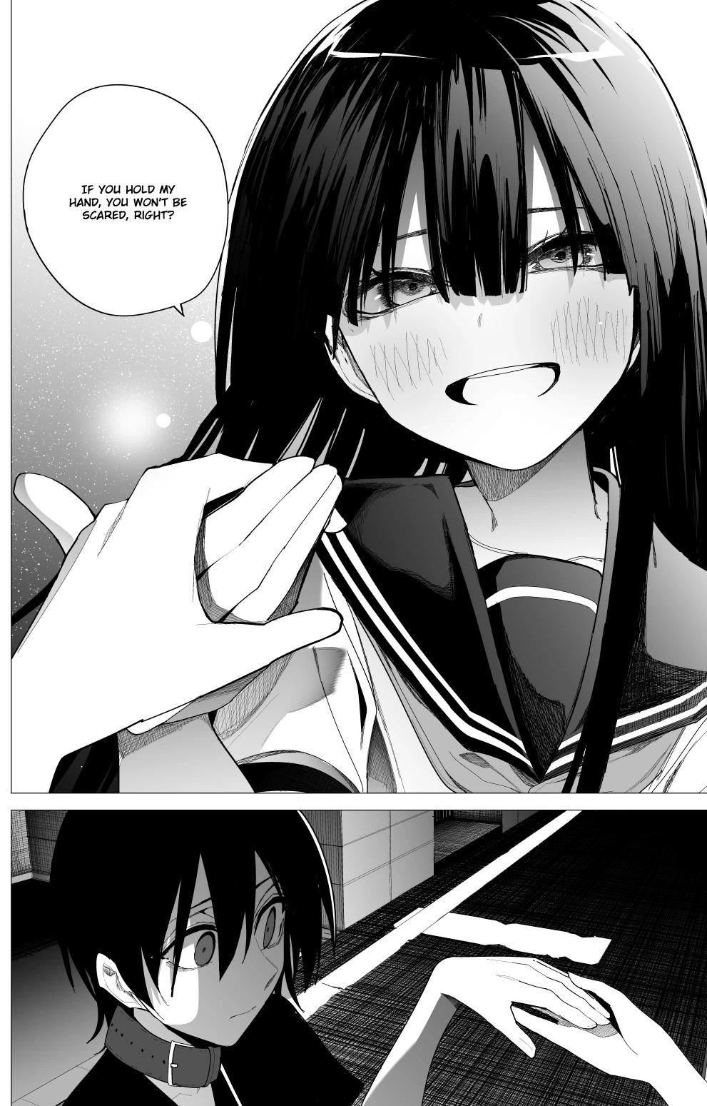 Mitsuishi-san Chapter 28 page 7 - Chapter 28: Leashed Night Walk at School With The Girl From Another Class