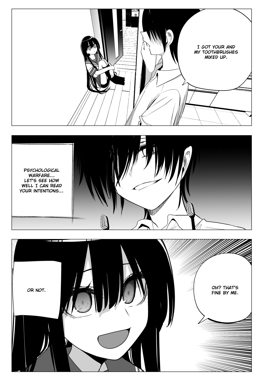 Mitsuishi-san Chapter 29 page 14 - Chapter 29: Sharing Toothbrushes with the girl from another class