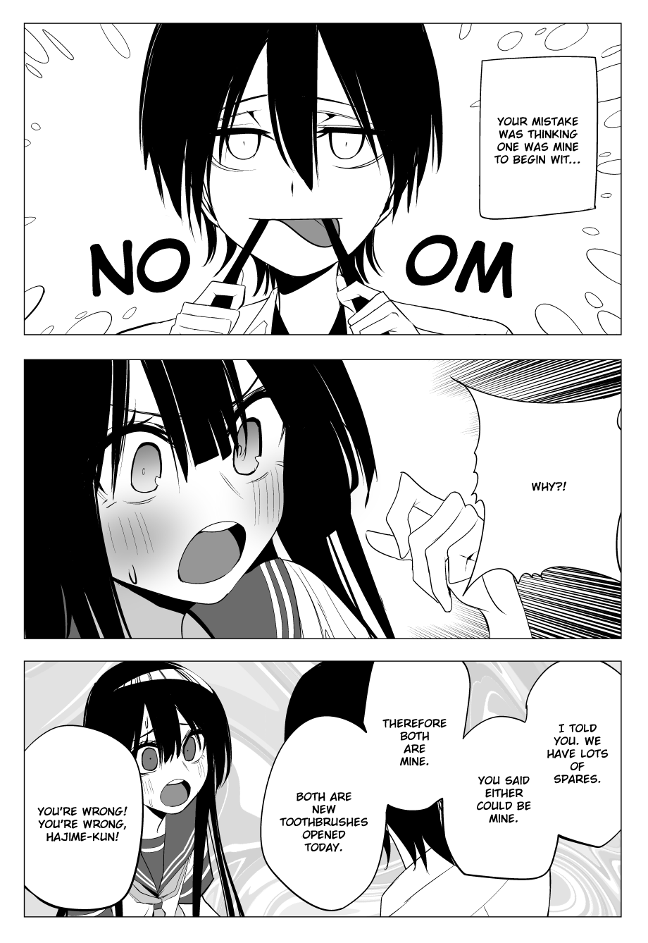 Mitsuishi-san Chapter 29 page 18 - Chapter 29: Sharing Toothbrushes with the girl from another class