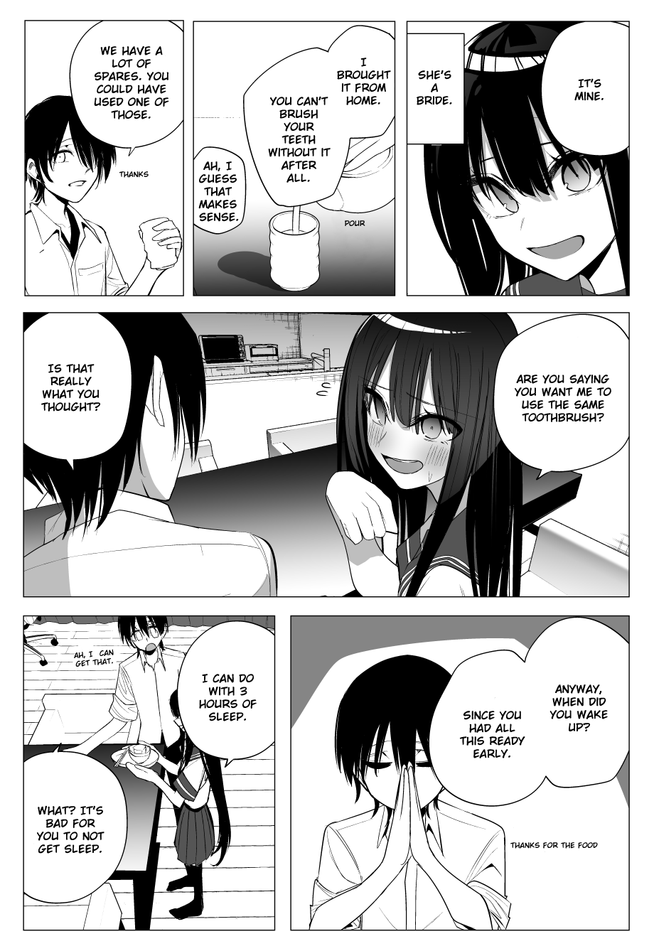 Mitsuishi-san Chapter 29 page 6 - Chapter 29: Sharing Toothbrushes with the girl from another class