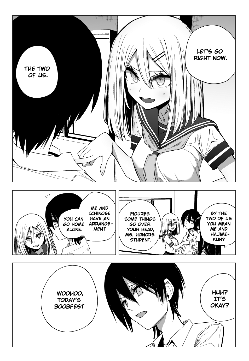 Mitsuishi-san Chapter 30 page 12 - Chapter 30: Being an Idiot True to His Desires With The Girl From Another Class