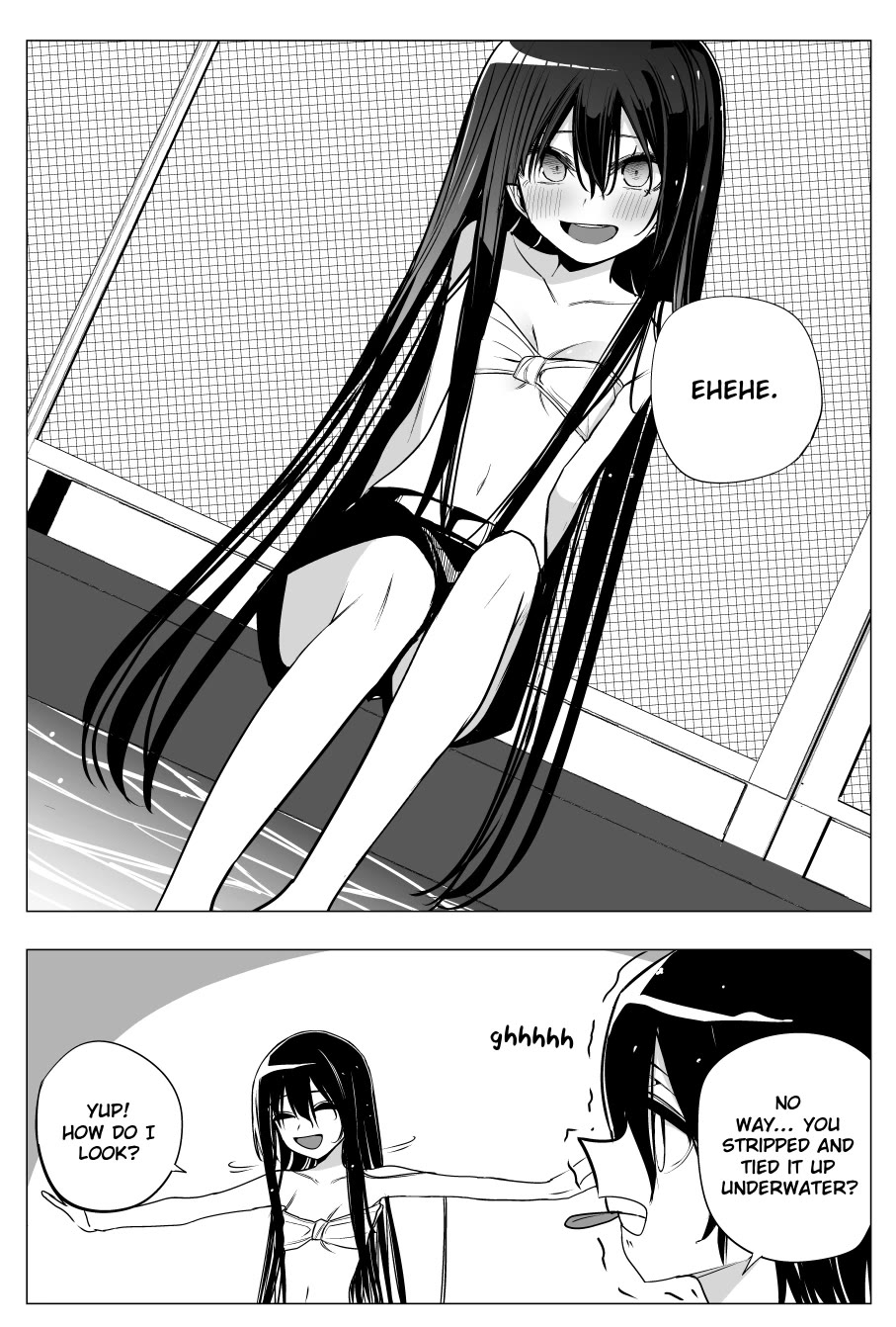 Mitsuishi-san Chapter 32 page 11 - Chapter 32: Breaking Into The School Pool During Summer Vacation With A Girl