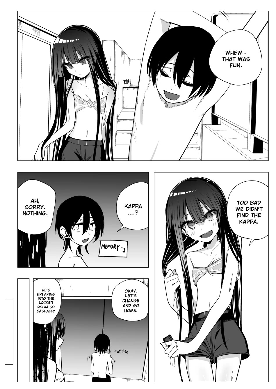 Mitsuishi-san Chapter 32 page 13 - Chapter 32: Breaking Into The School Pool During Summer Vacation With A Girl