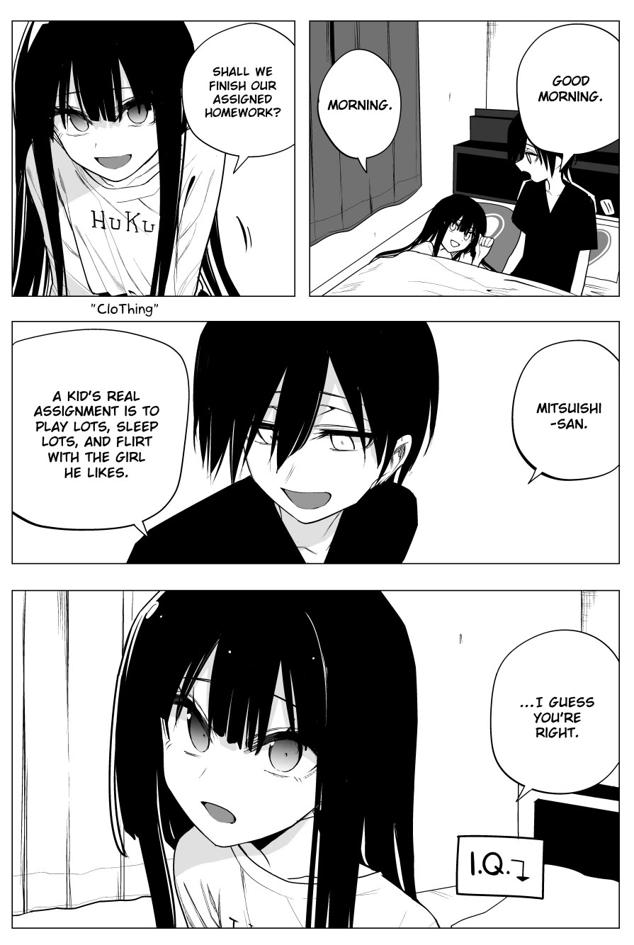 Mitsuishi-san Chapter 32 page 4 - Chapter 32: Breaking Into The School Pool During Summer Vacation With A Girl