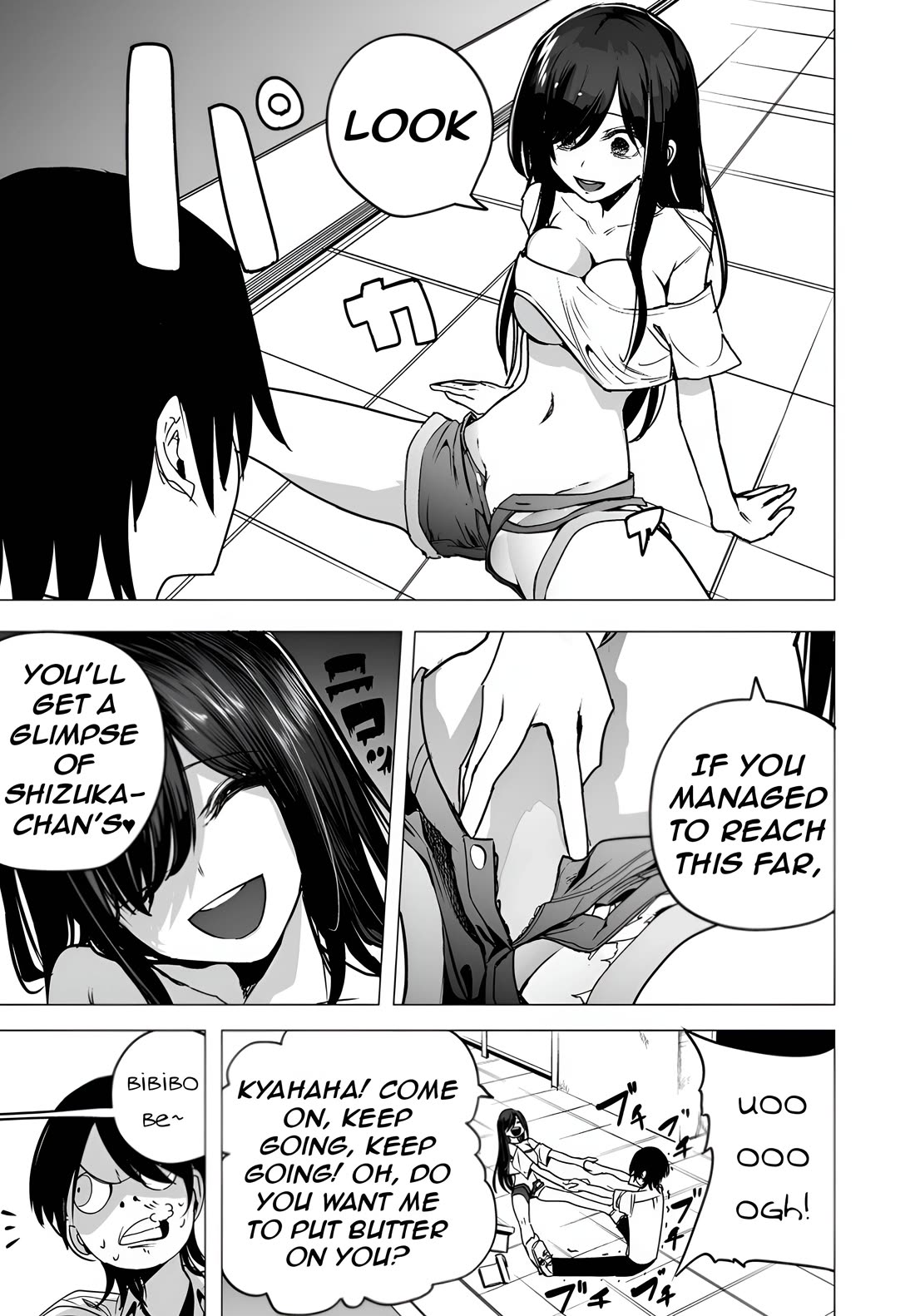 Mitsuishi-san Chapter 37 page 16 - Chapter 37: Breast-flashing teacher and crotch-flashing older sister