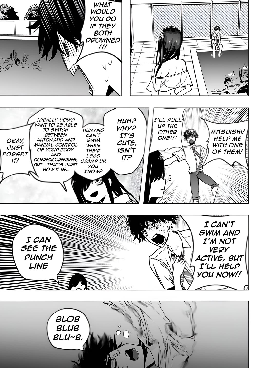 Mitsuishi-san Chapter 37 page 18 - Chapter 37: Breast-flashing teacher and crotch-flashing older sister