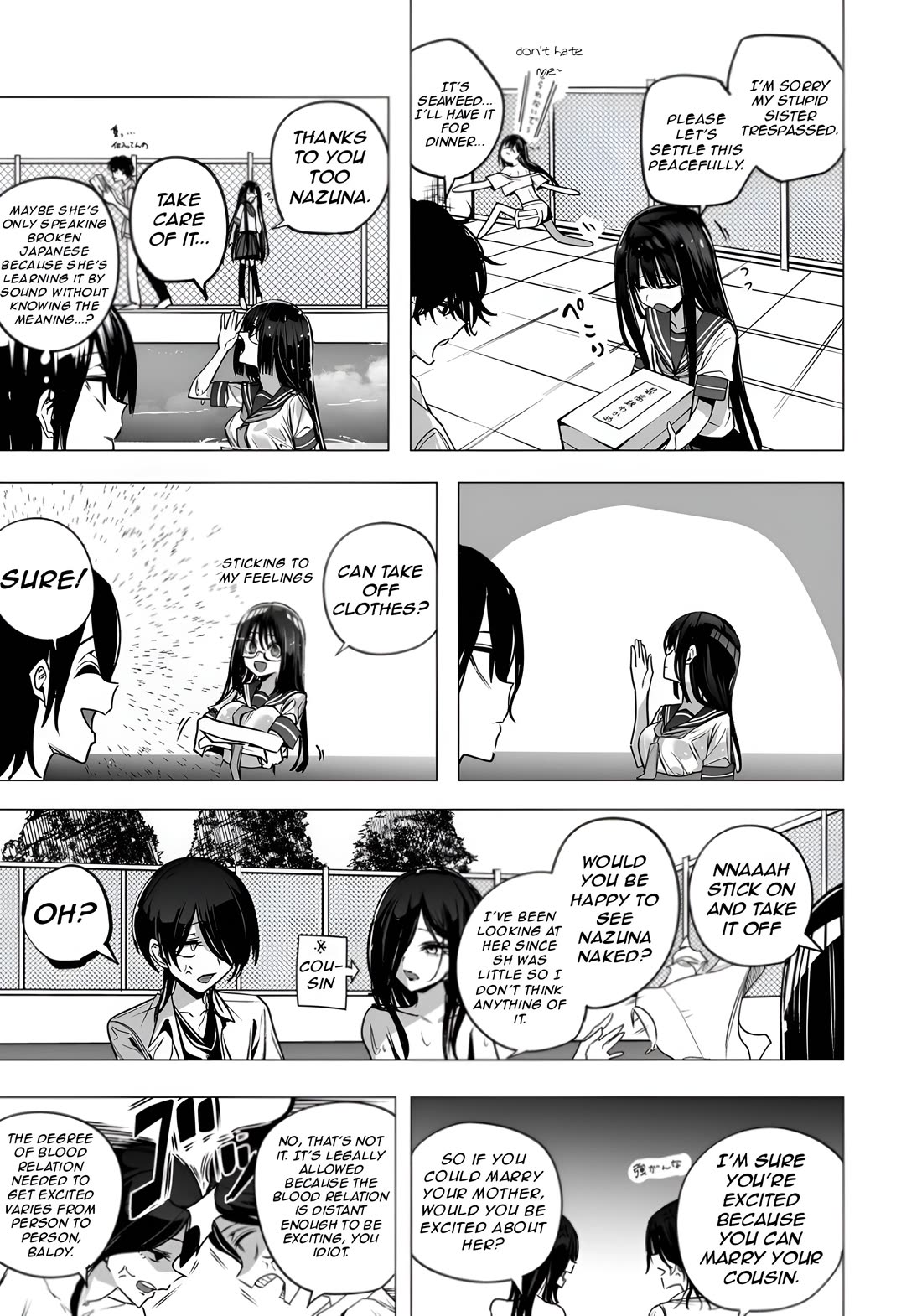 Mitsuishi-san Chapter 37 page 22 - Chapter 37: Breast-flashing teacher and crotch-flashing older sister