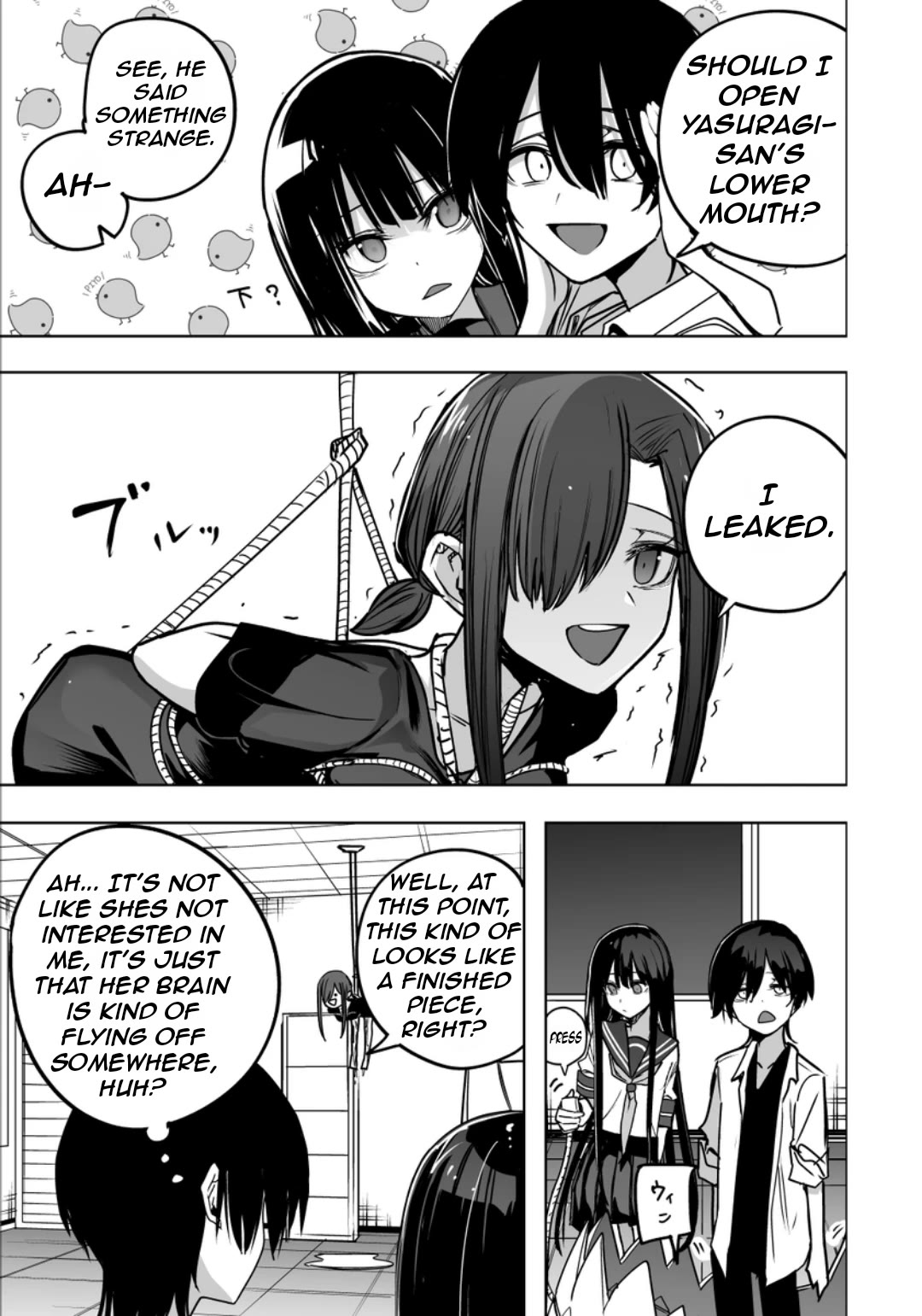 Mitsuishi-san Chapter 38 page 21 - Chapter 38: A Girl Whose Upper Mouth Becomes A Storage Space