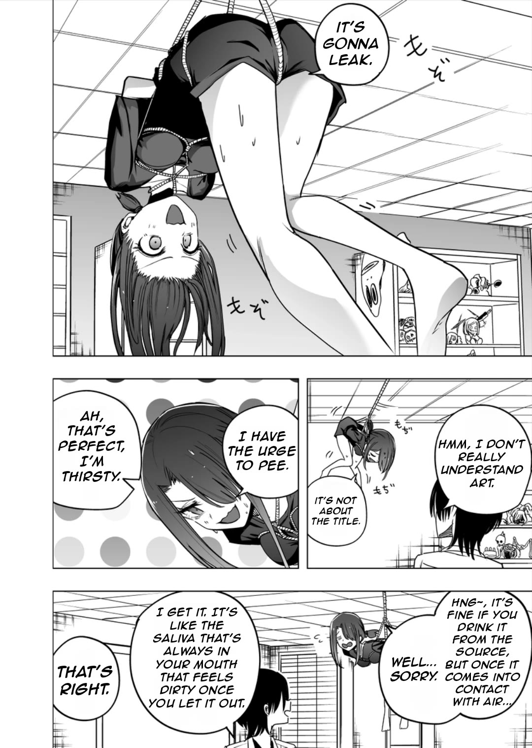 Mitsuishi-san Chapter 38 page 8 - Chapter 38: A Girl Whose Upper Mouth Becomes A Storage Space
