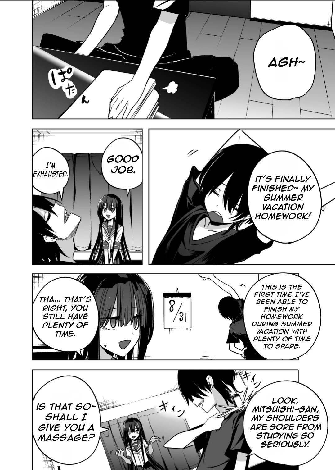 Mitsuishi-san Chapter 39 page 4 - Chapter 39: Massage and baby teeth