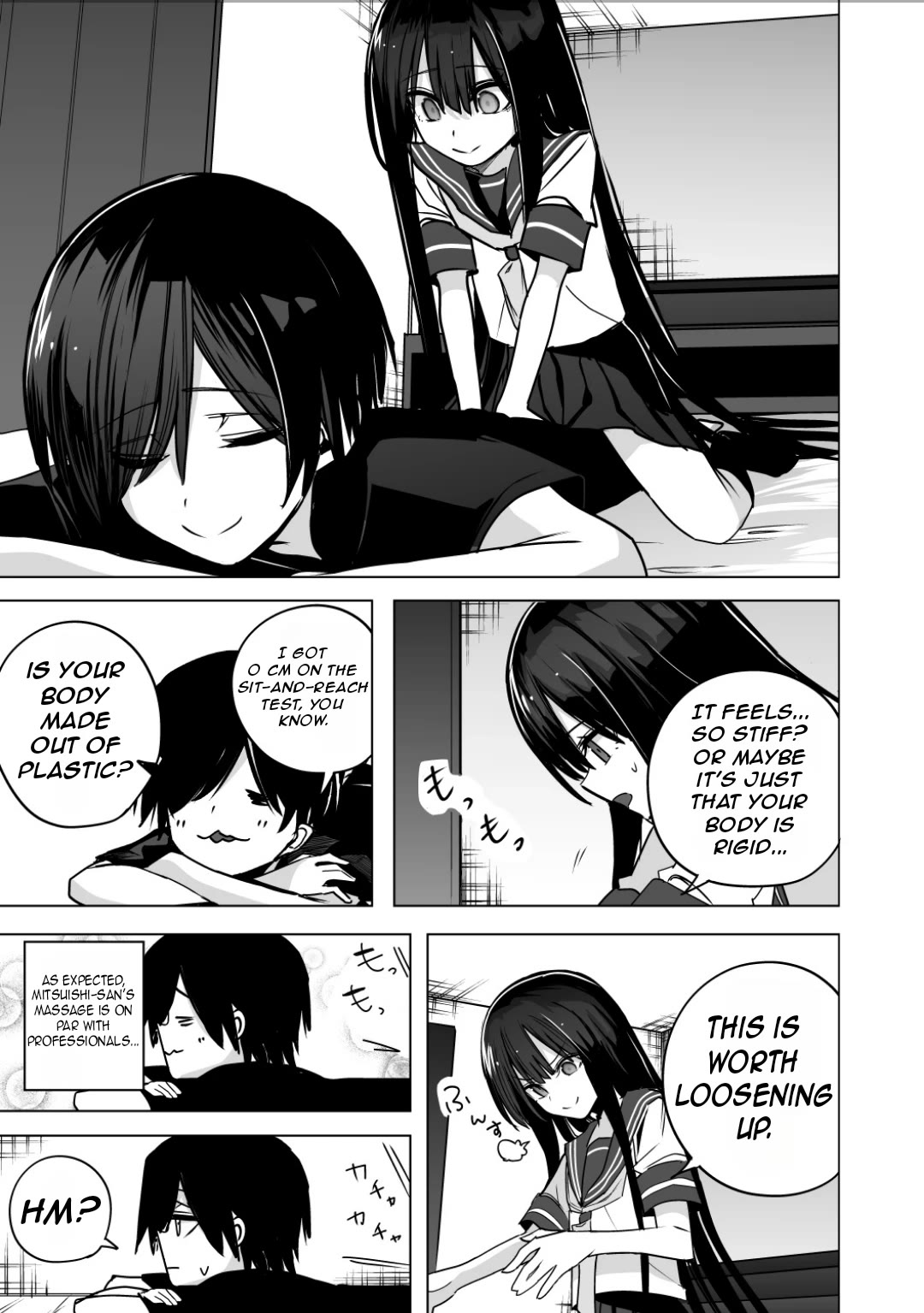 Mitsuishi-san Chapter 39 page 6 - Chapter 39: Massage and baby teeth