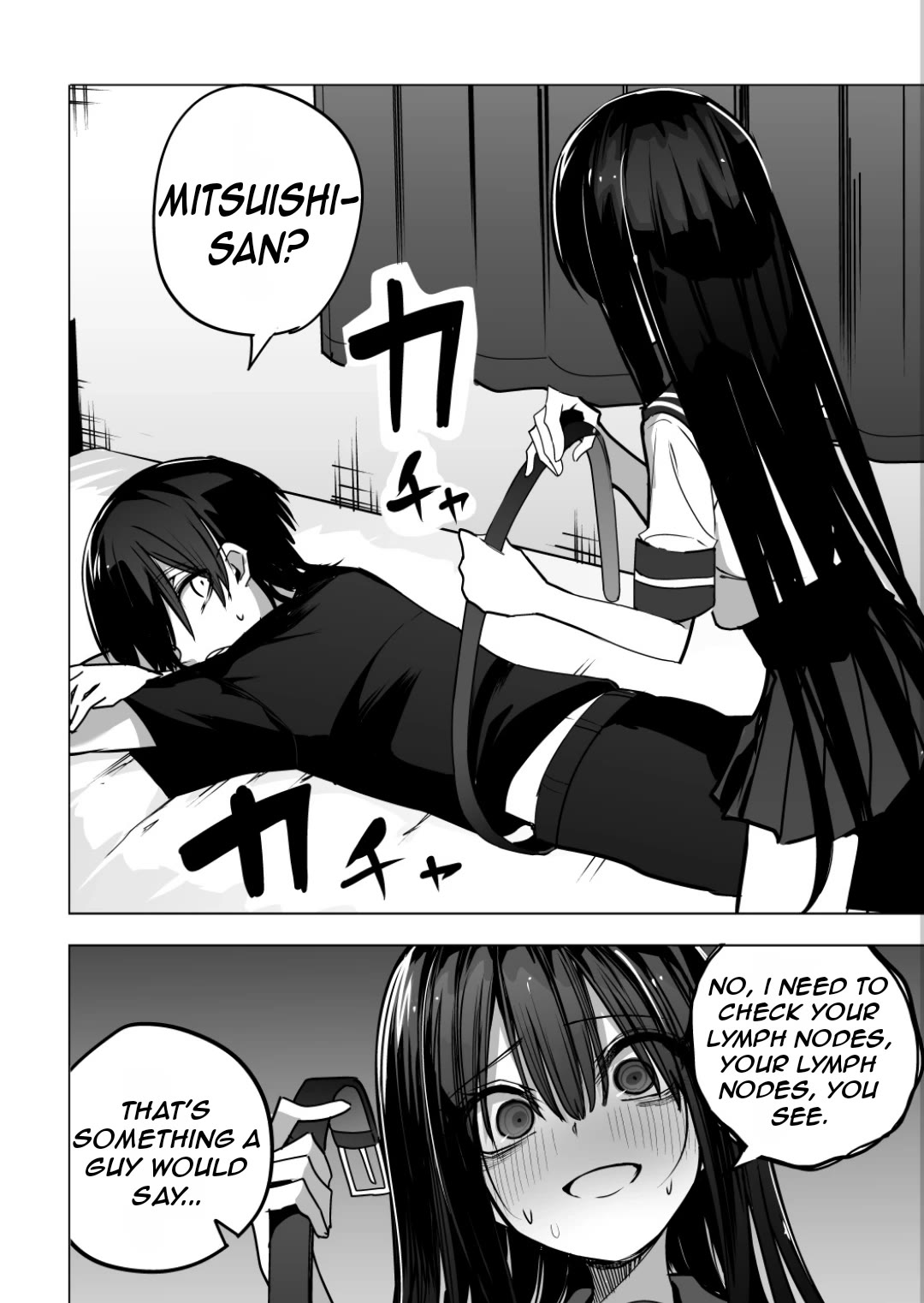 Mitsuishi-san Chapter 39 page 7 - Chapter 39: Massage and baby teeth