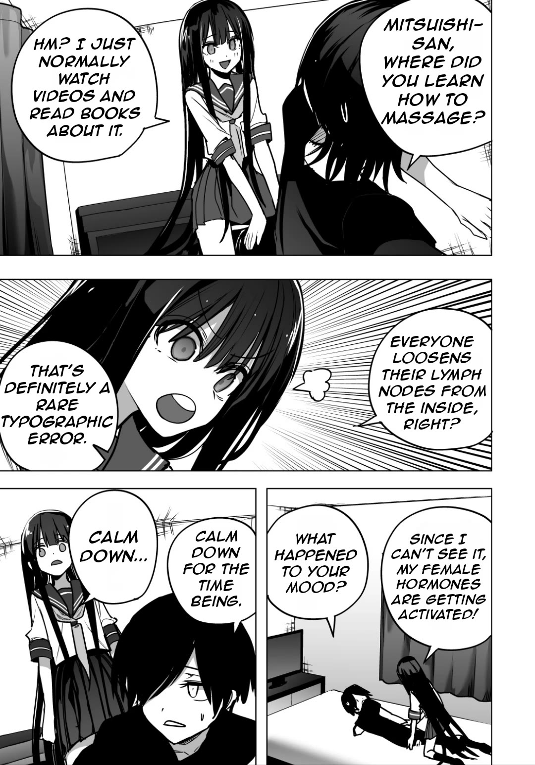 Mitsuishi-san Chapter 39 page 8 - Chapter 39: Massage and baby teeth