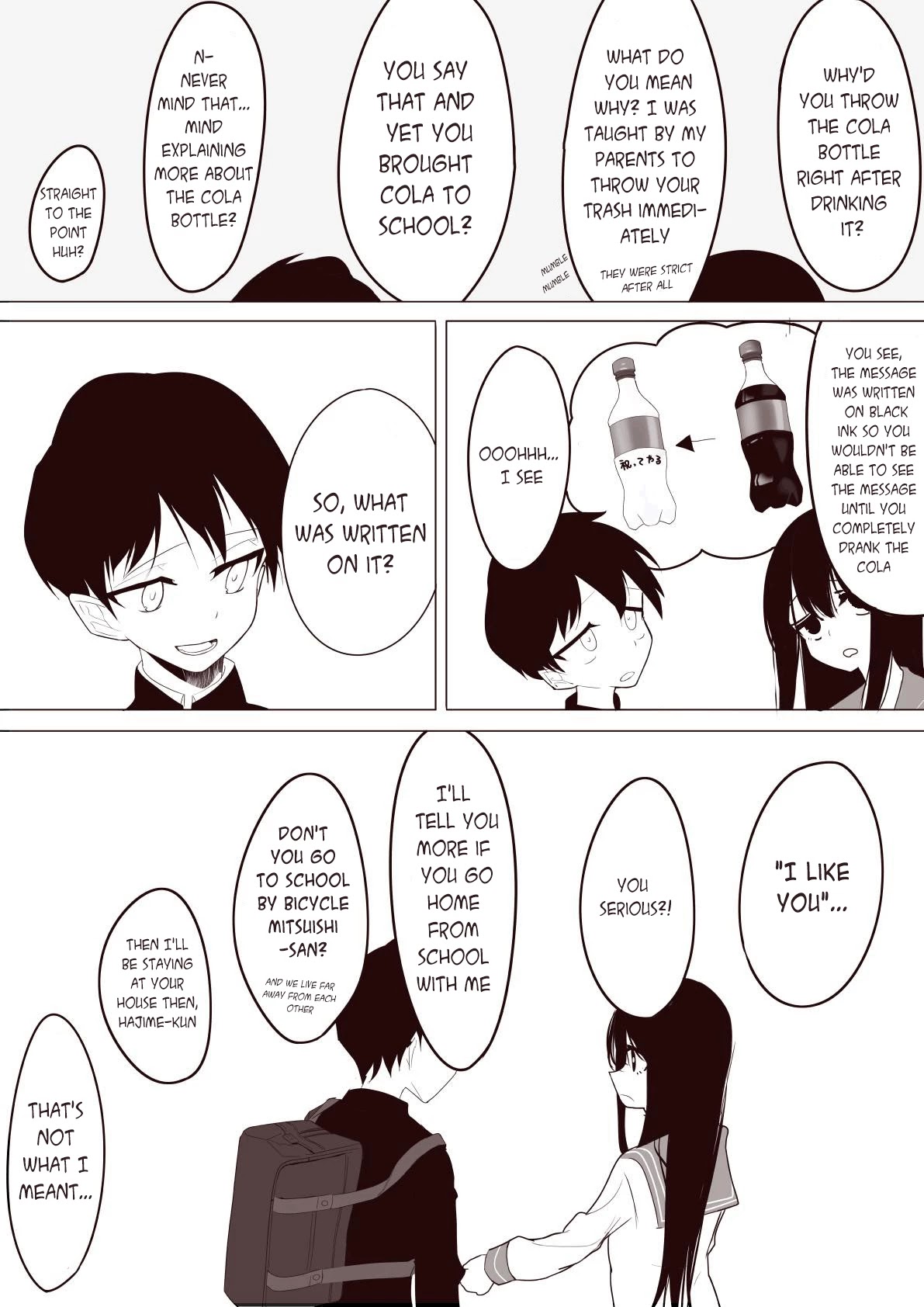 Mitsuishi-san Chapter 4 page 3 - Chapter 4: A Troublesome Girl