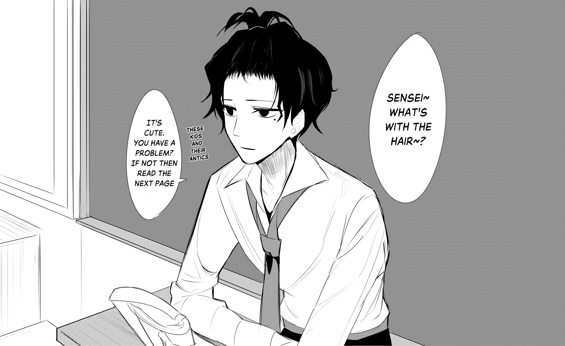 Mitsuishi-san Chapter 5.5 page 1 - Chapter 5.5: Our Sensei is Like This