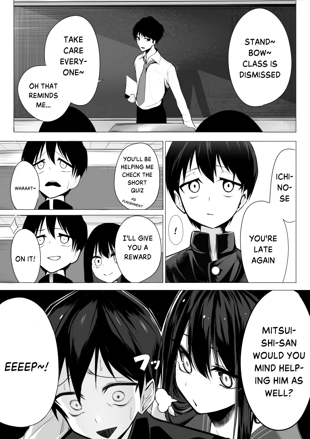 Mitsuishi-san Chapter 5 page 1 - Chapter 5: A Closer Relationship than Last Year