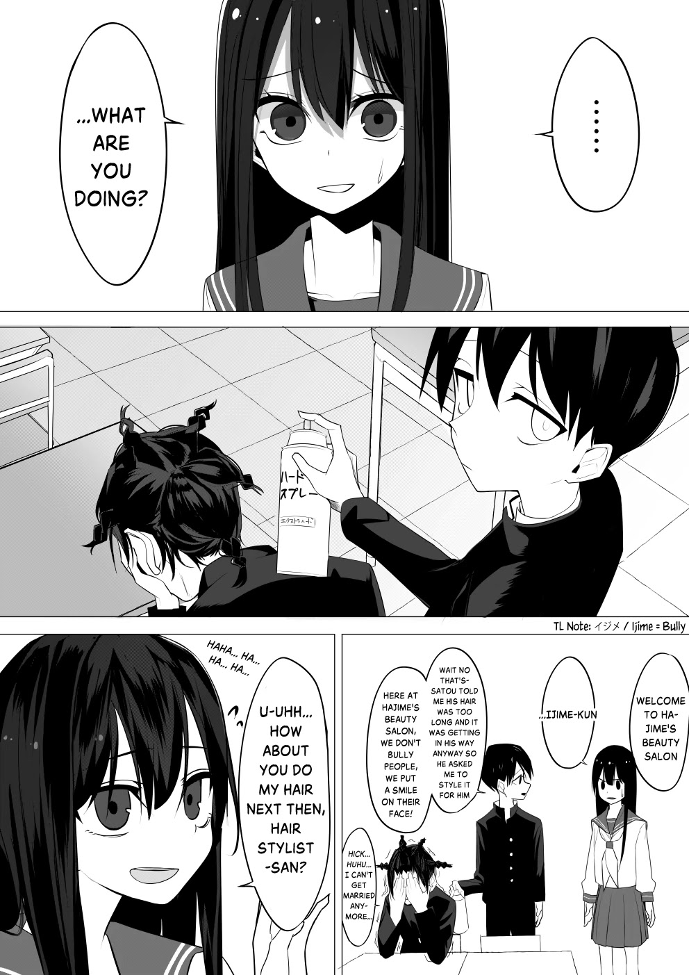Mitsuishi-san Chapter 7 page 1 - Chapter 7: Braiding the Hair of my Classmate