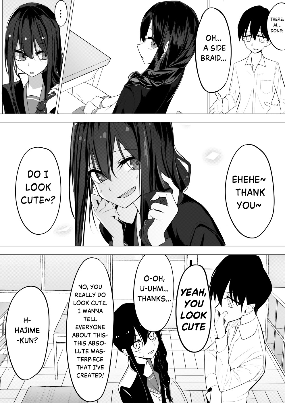 Mitsuishi-san Chapter 7 page 3 - Chapter 7: Braiding the Hair of my Classmate