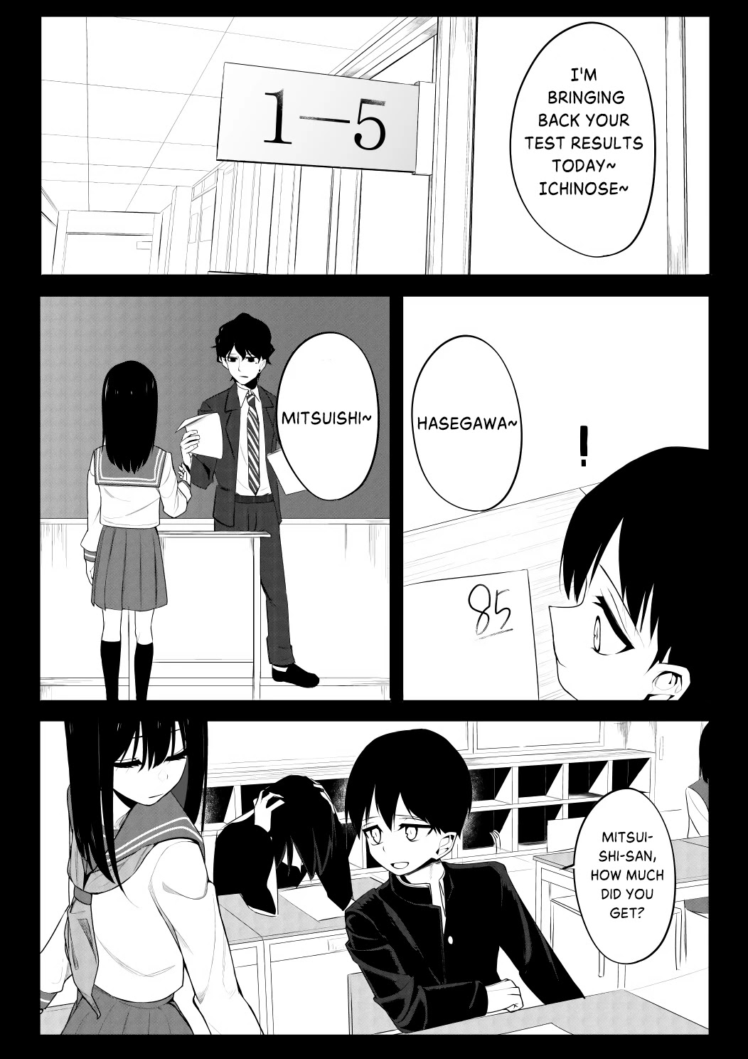 Mitsuishi-san Chapter 8 page 1 - Chapter 8: Mitsuishi-san and What Happened Last Year