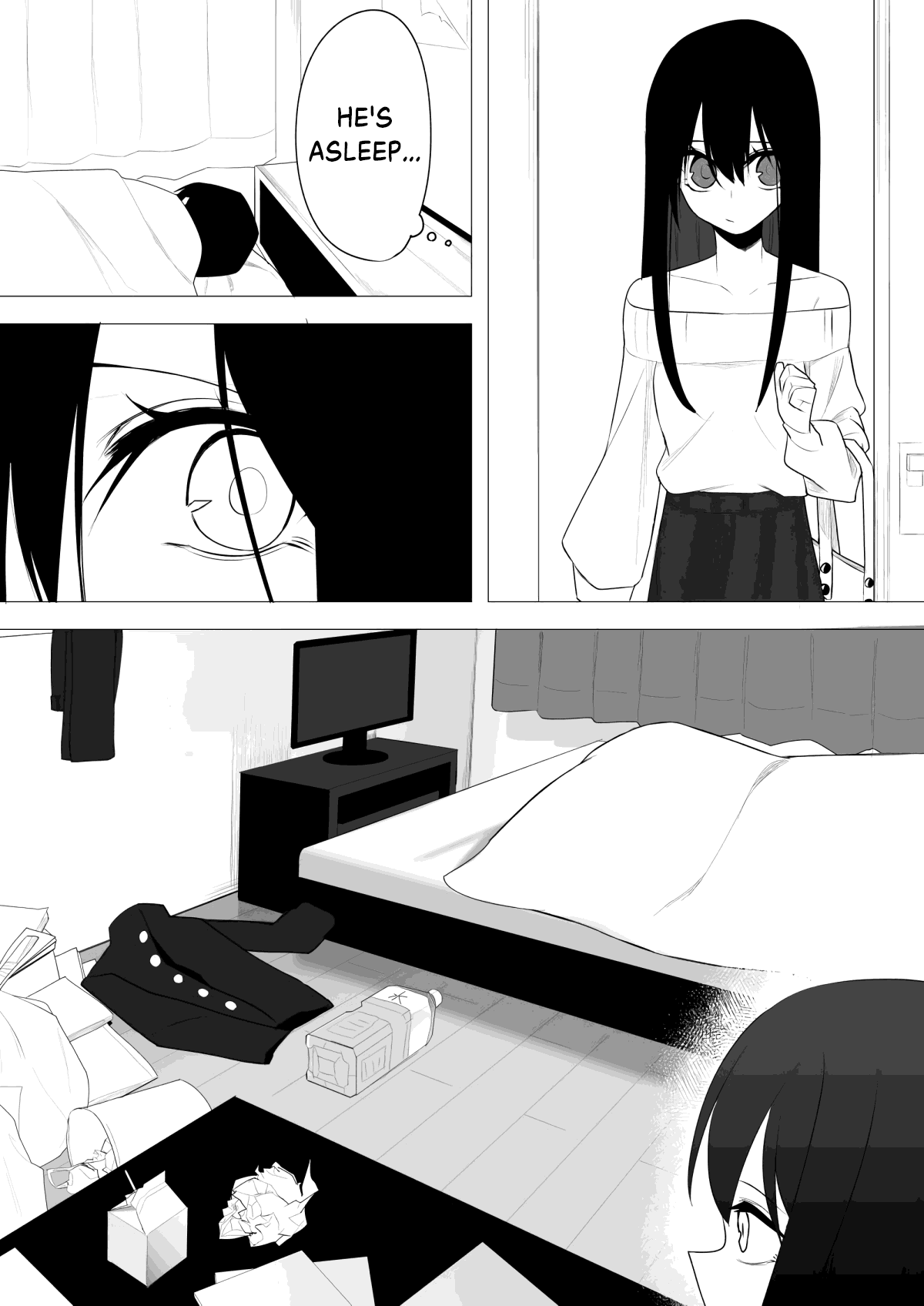 Mitsuishi-san Chapter 9 page 2 - Chapter 9: Waking up to a Girl in my Room