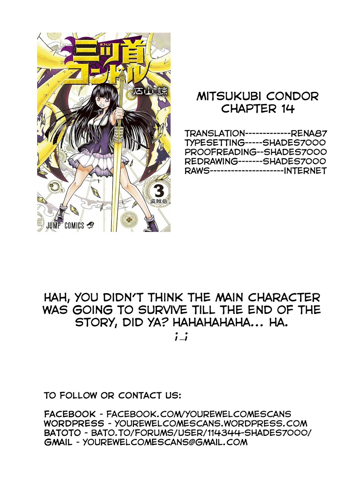 Mitsukubi Condor Chapter 14 page 21 - Chapter 14: The Singing Skull