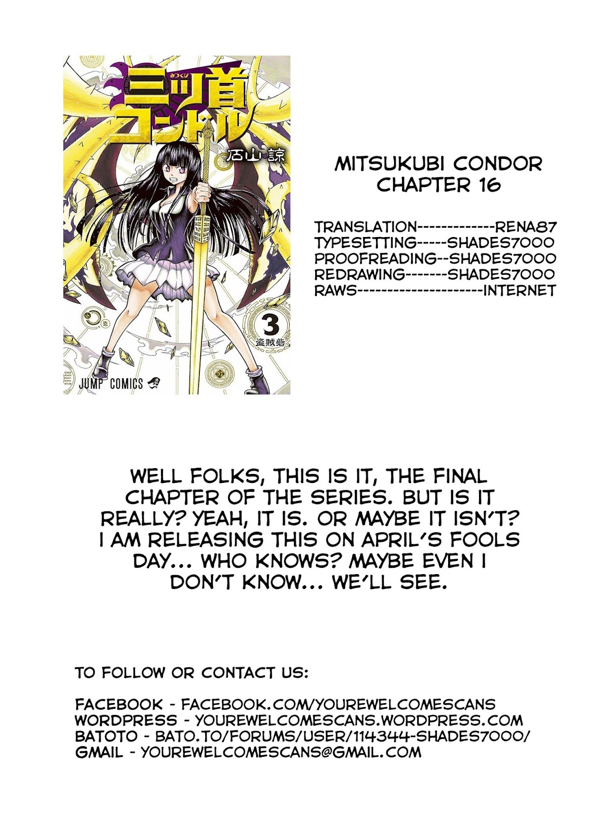 Mitsukubi Condor Chapter 16 page 19 - Chapter 16: The Treasure of Mitsukubi Condor