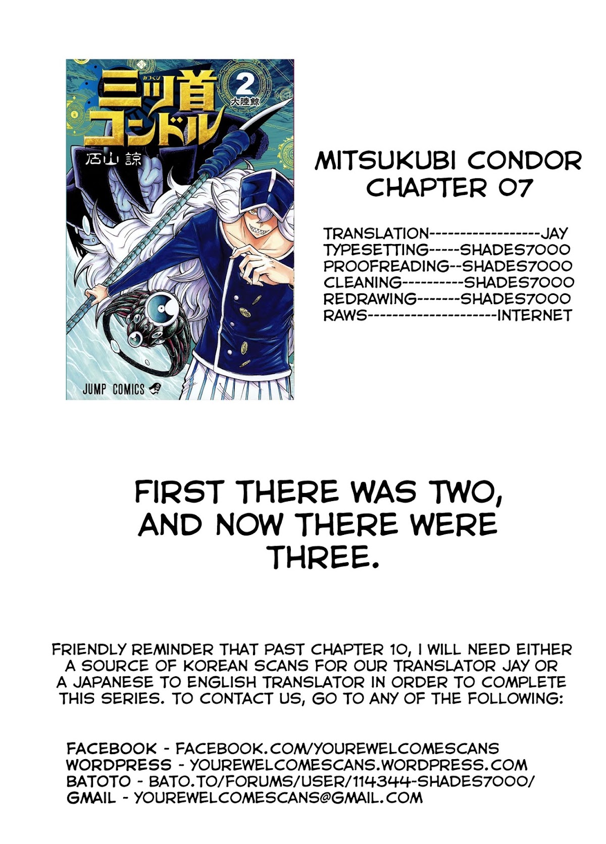 Mitsukubi Condor Chapter 7 page 19 - Chapter 7: The Evil Eating Devilfish Pirate Ship