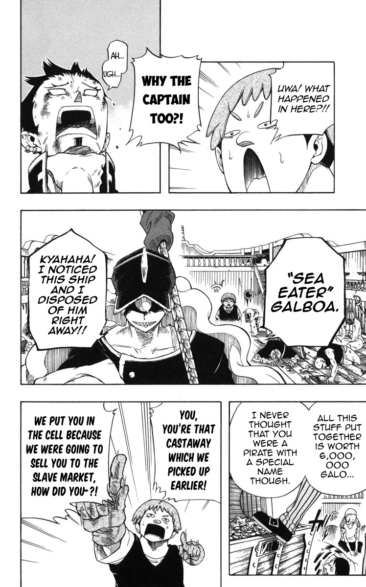 Mitsukubi Condor Chapter 7 page 8 - Chapter 7: The Evil Eating Devilfish Pirate Ship
