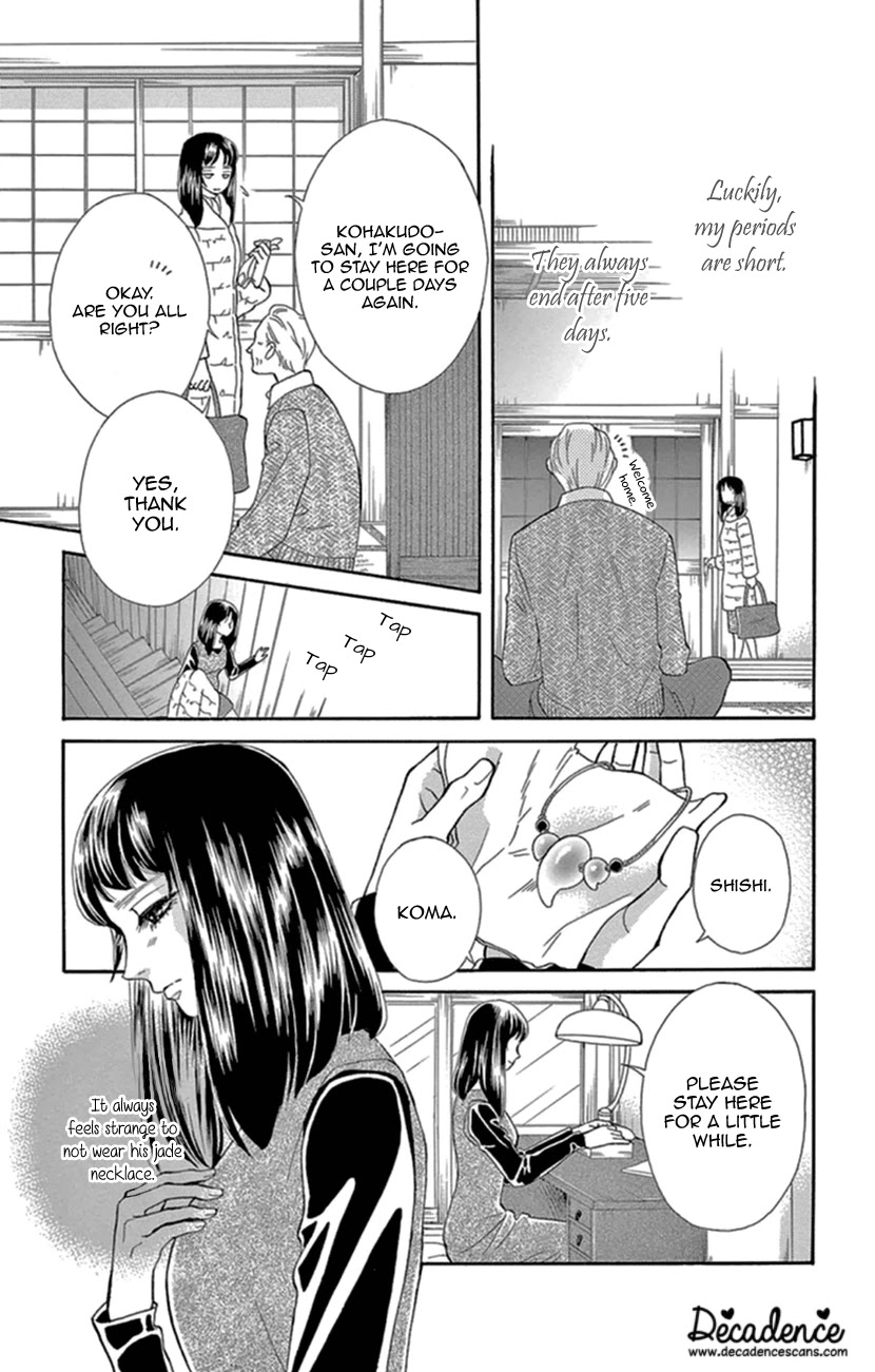 Mitsuyokon - Tsukumogami no Yomegoryou Chapter 18 page 10 - Chapter 18: Night Parting