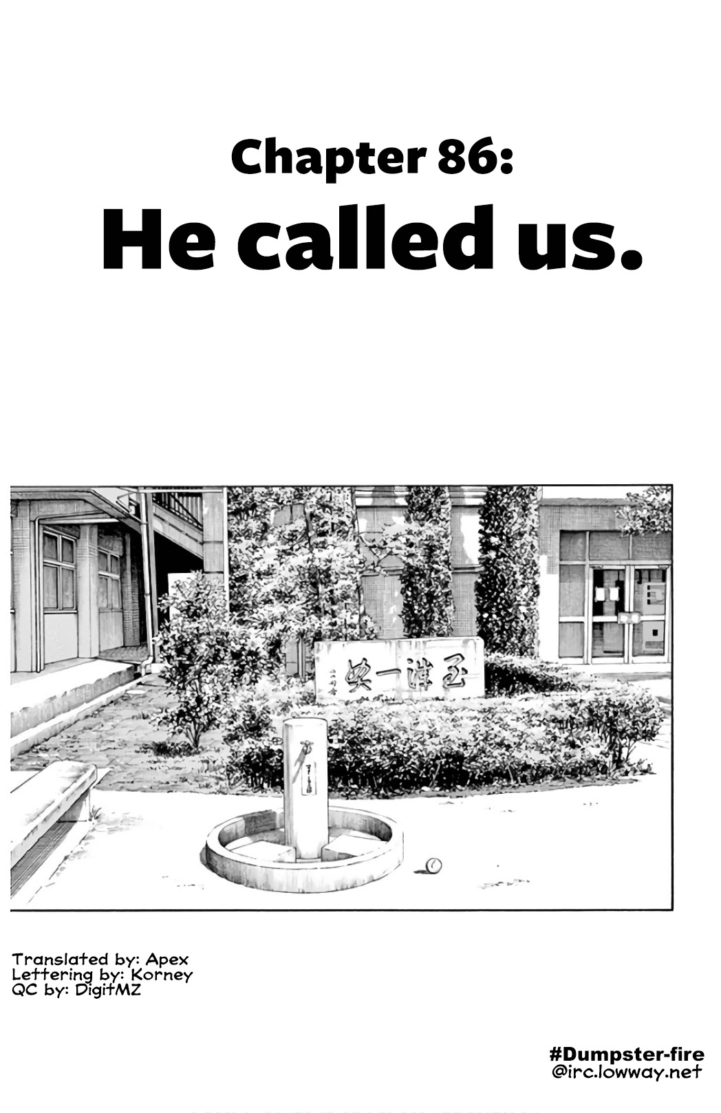 Mix Chapter 86 page 1 - Chapter 86: He Called Us
