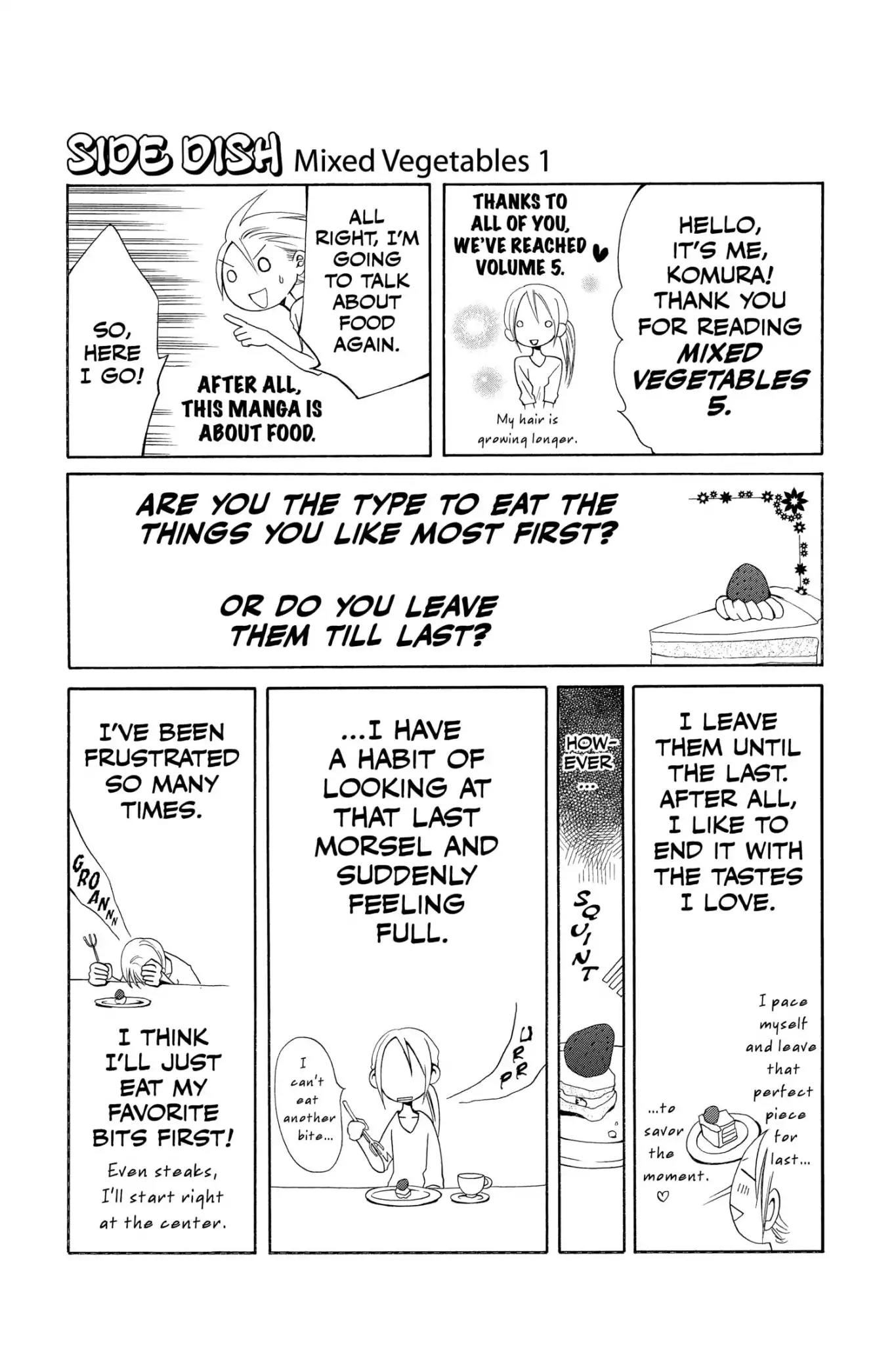 Mixed Vegetables Chapter 29 page 30 - Chapter 29: Vol.5 Menu.29