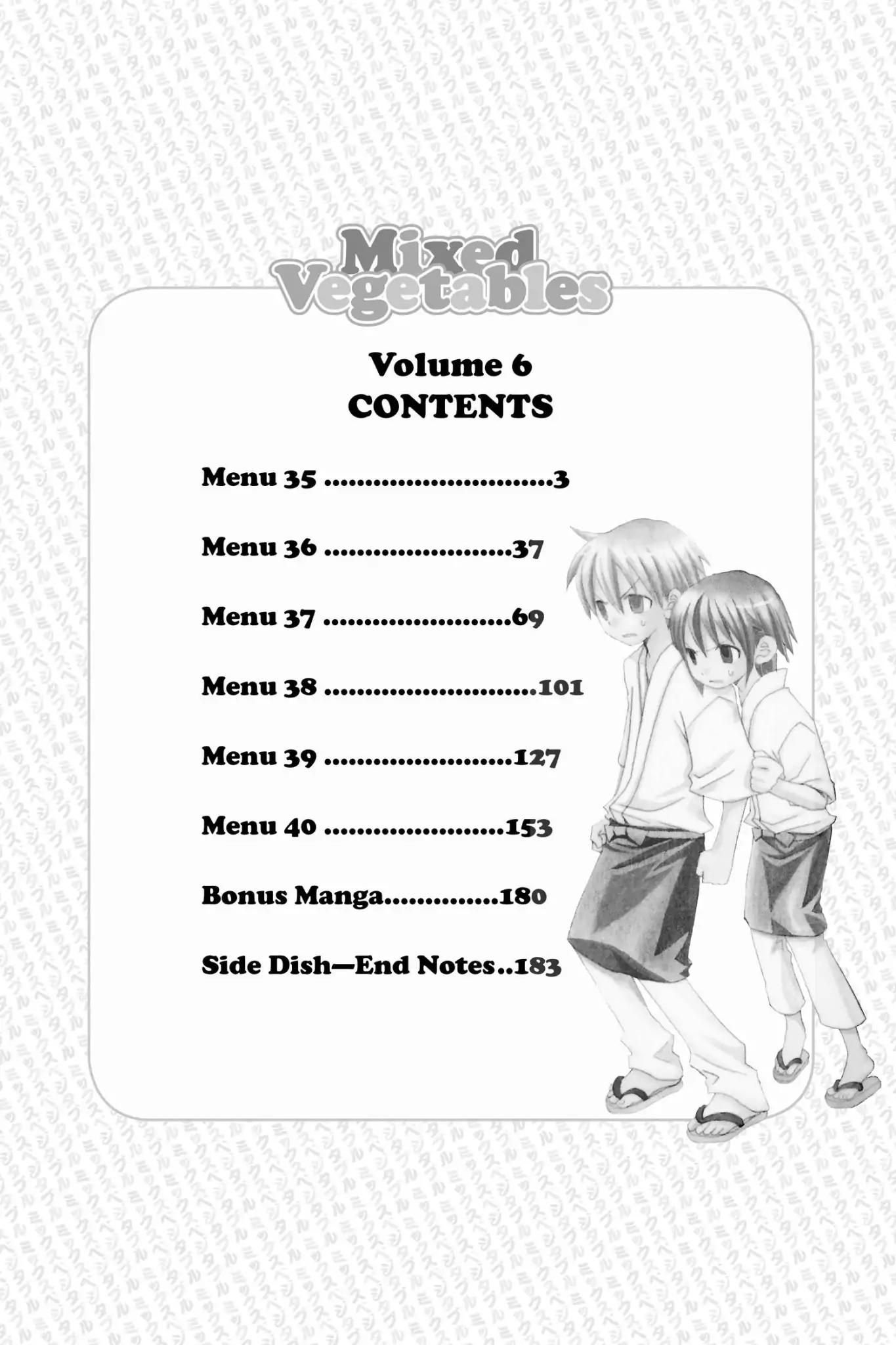 Mixed Vegetables Chapter 35 page 3 - Chapter 35: Vol.6 Menu.35