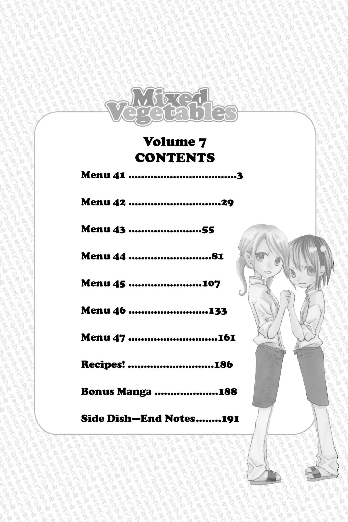 Mixed Vegetables Chapter 41 page 4 - Chapter 41: Vol.7 Menu.41