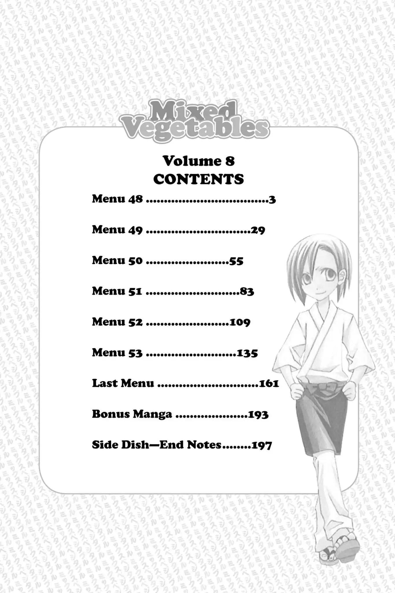 Mixed Vegetables Chapter 48 page 3 - Chapter 48: Vol.8 Menu.48