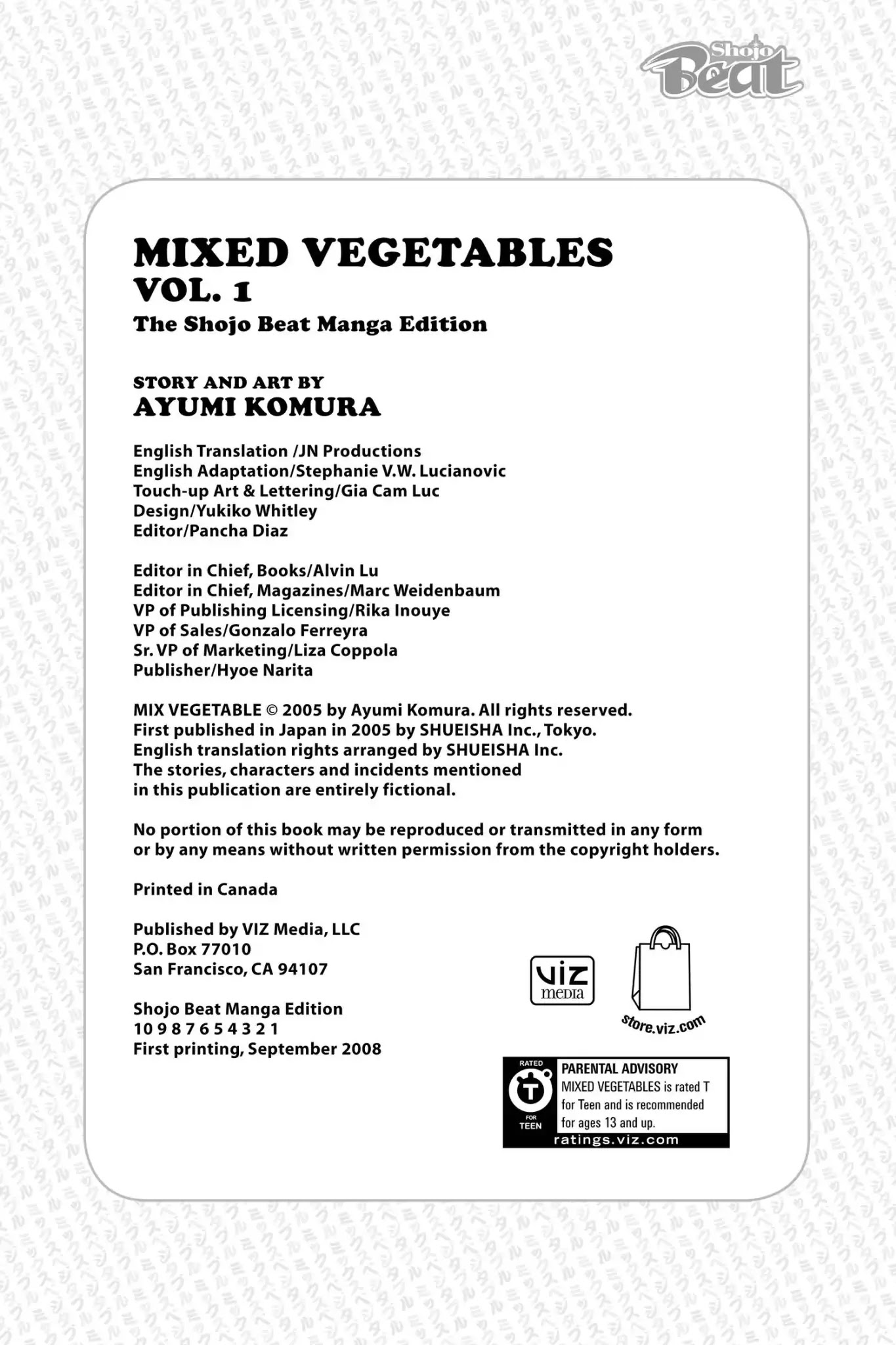 Mixed Vegetables Chapter 7.5 page 26 - Vol.1 Side Dish-End Notes