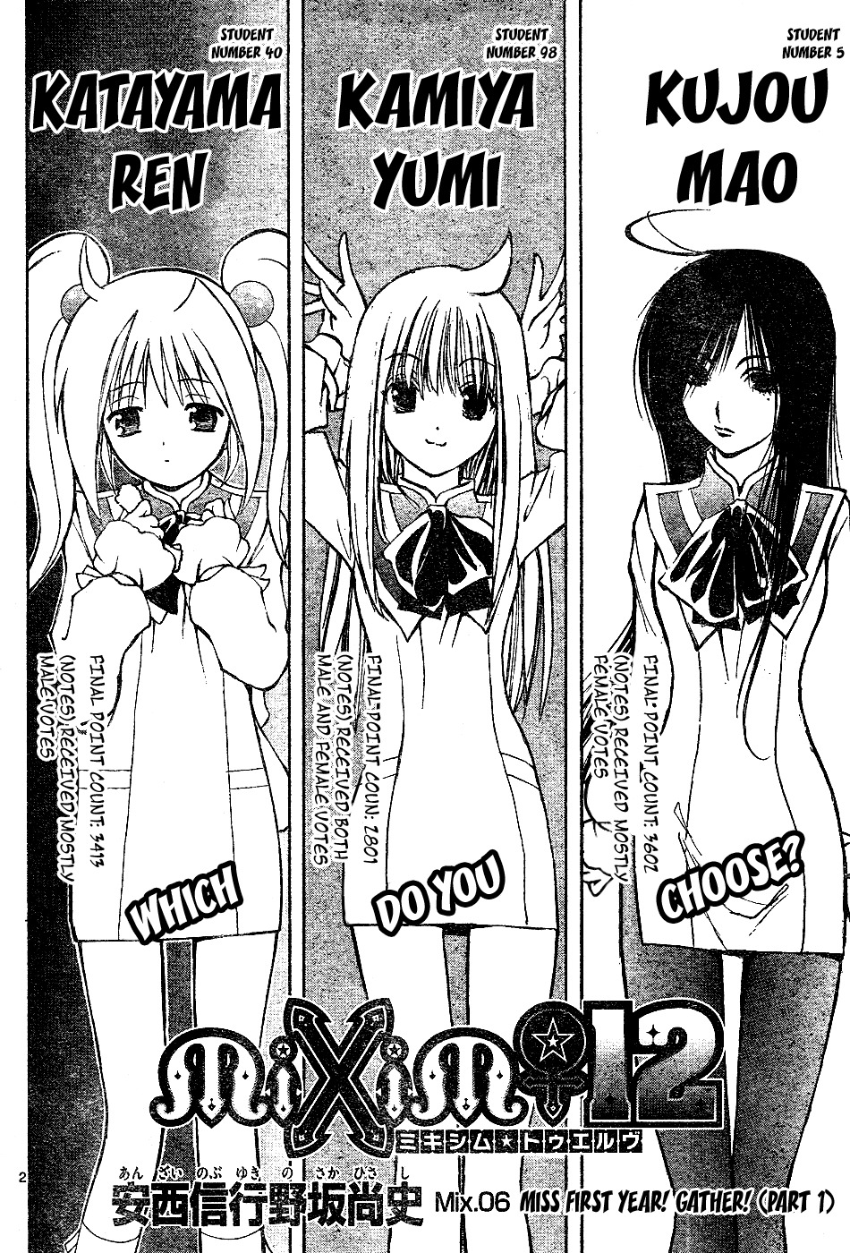 MiXim Chapter 6 page 2 - Chapter 6: Miss First Year! Gather! (1)