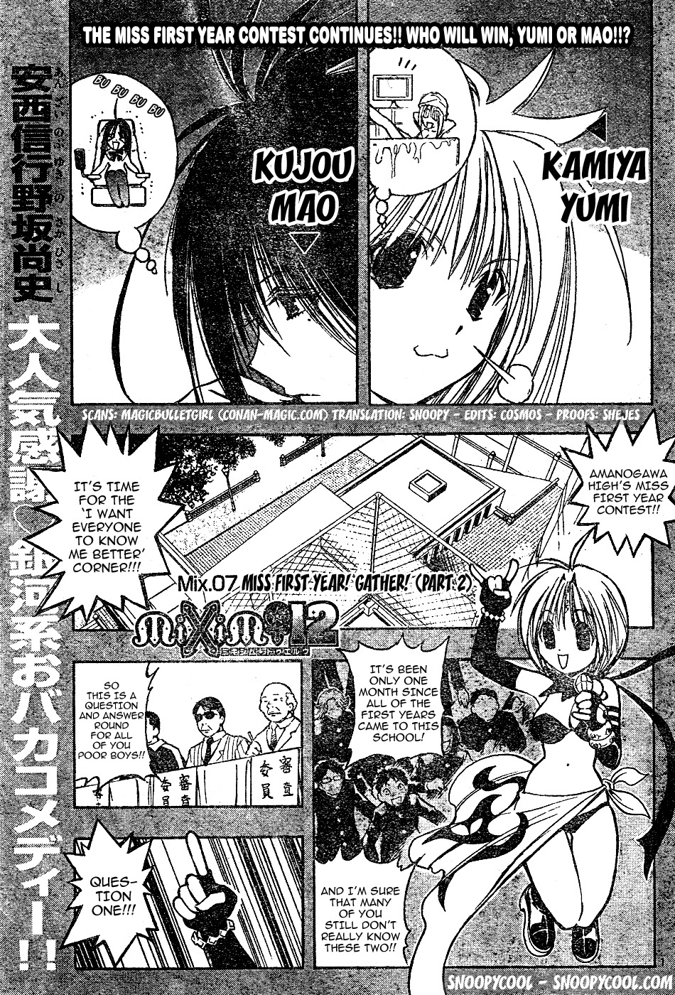 MiXim Chapter 7 page 1 - Chapter 7: Miss First Year! Gather! (2)